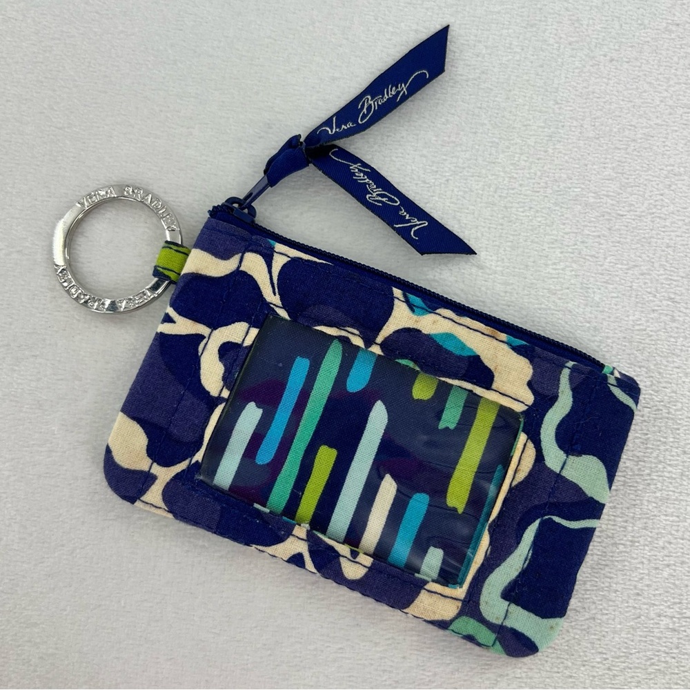 Vera Bradley Katalina Blues Zip ID Case